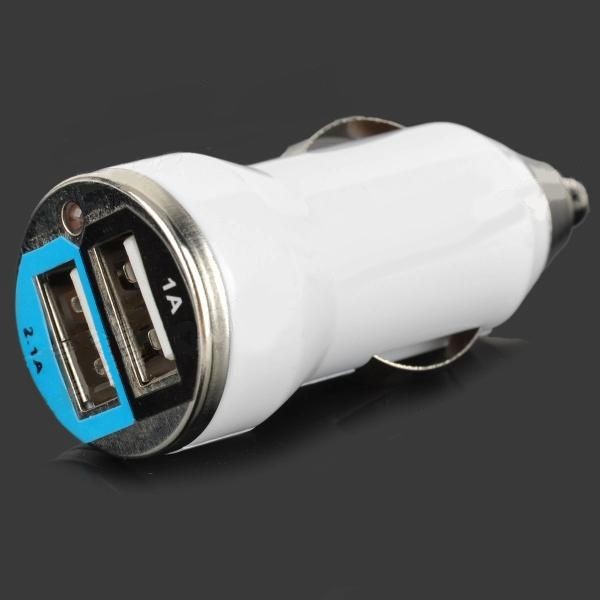 Dual USB autonabíjačka 12 ~ 24V 1A/2,1A