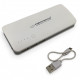 Esperanza EMP106WE Power banka 8000mAh - bielo-sivá