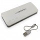 Esperanza EMP106WE Power banka 8000mAh - bielo-sivá