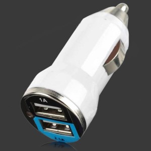 Dual USB autonabíjačka 12 ~ 24V 1A/2,1A