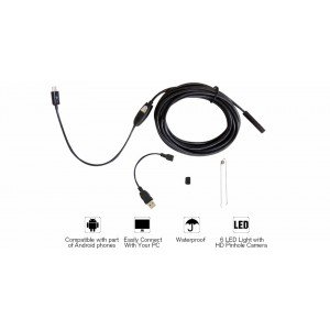 1,5m Android endoskop s LED