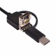 2m/5.5mm endoskop pre PC a Android USB/microUSB/USB-C Hard