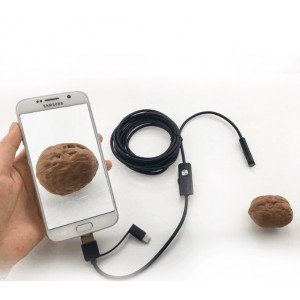 10m/7mm endoskop pre PC a Android USB/microUSB/USB-C Hard
