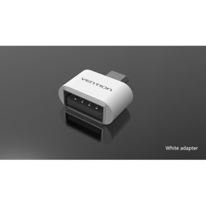 Vention microUSB OTG Adaptér bílý
