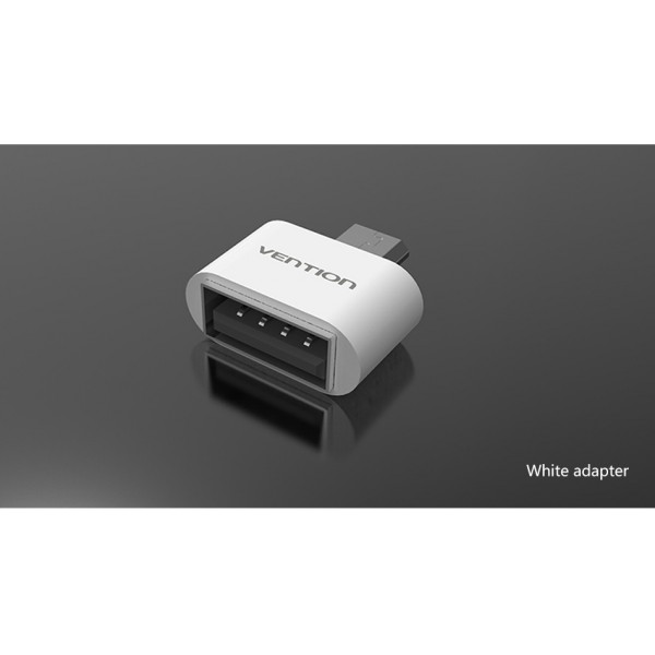 Vention microUSB OTG Adaptér biely