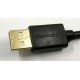 1m VOXLINK USB/microUSB kábel čierny