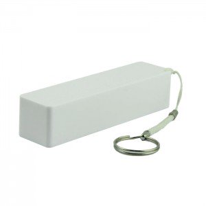 USB Power Banka na 1x 18650 batériu biela