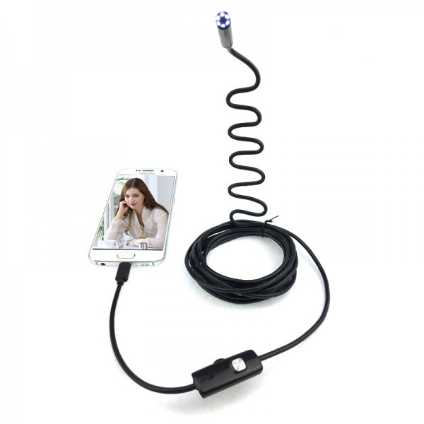 2m 8mm HD Android endoskop s LED