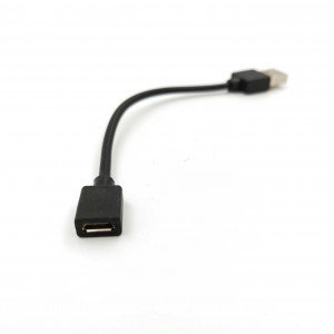 Redukcia microUSB-F/USB 2.0-M