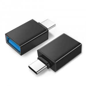 Adaptér OTG USB A na USB C Maclean Energy MCE470 černý