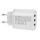 Maclean Energy nabíjačka QC 3.0 MCE479 B - biela Qualcomm Quick Charge 3,6-6V / 3A, 6-9V / 2A, 9-12V / 1,5A