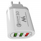 Maclean Energy nabíjačka QC 3.0 MCE479 B - biela Qualcomm Quick Charge 3,6-6V / 3A, 6-9V / 2A, 9-12V / 1,5A