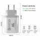 Maclean Energy nabíjačka QC 3.0 MCE479 B - biela Qualcomm Quick Charge 3,6-6V / 3A, 6-9V / 2A, 9-12V / 1,5A